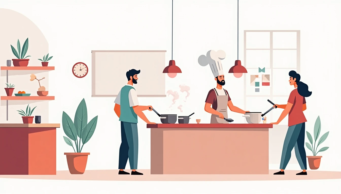 Comparativa de Roles en Hospitalidad: Cocinero vs. Anfitrión