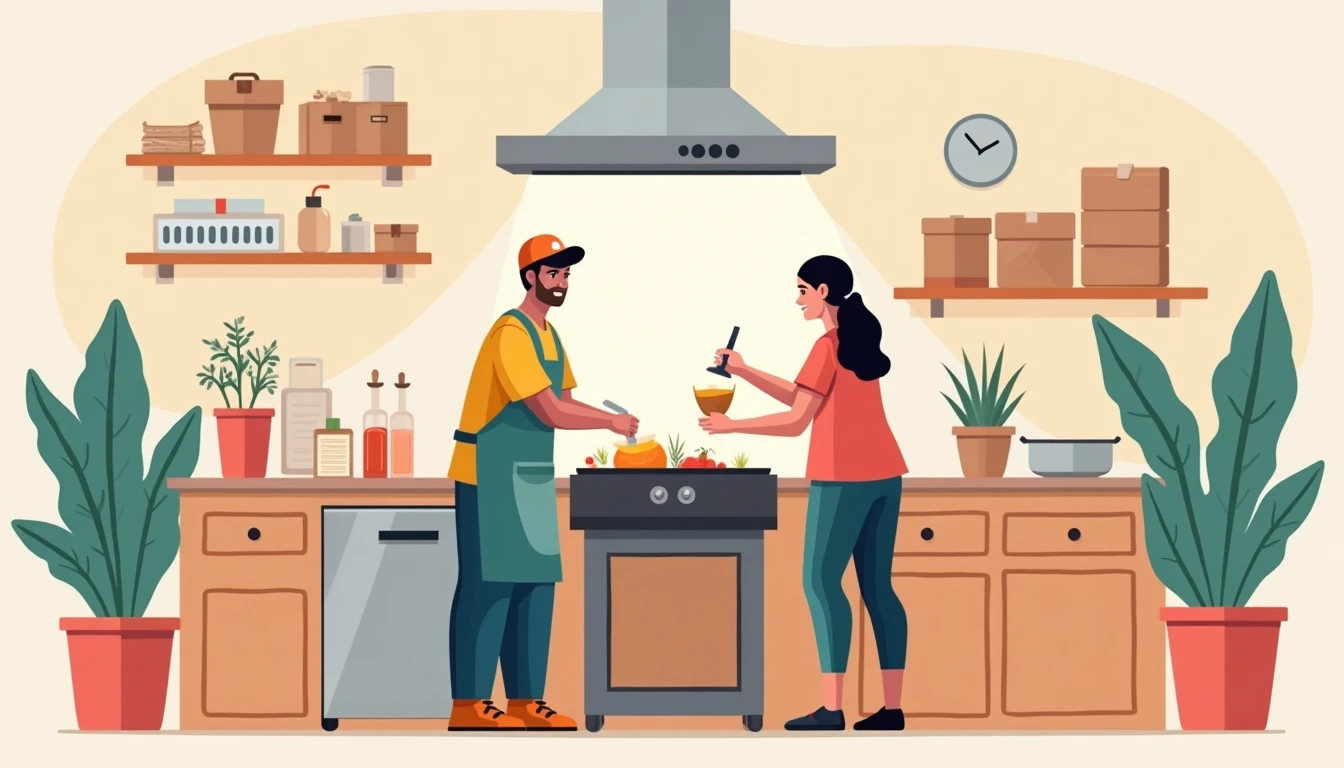 Roles en Hospitalidad: Ayudante de Cocina vs. Cocinero Parrillero