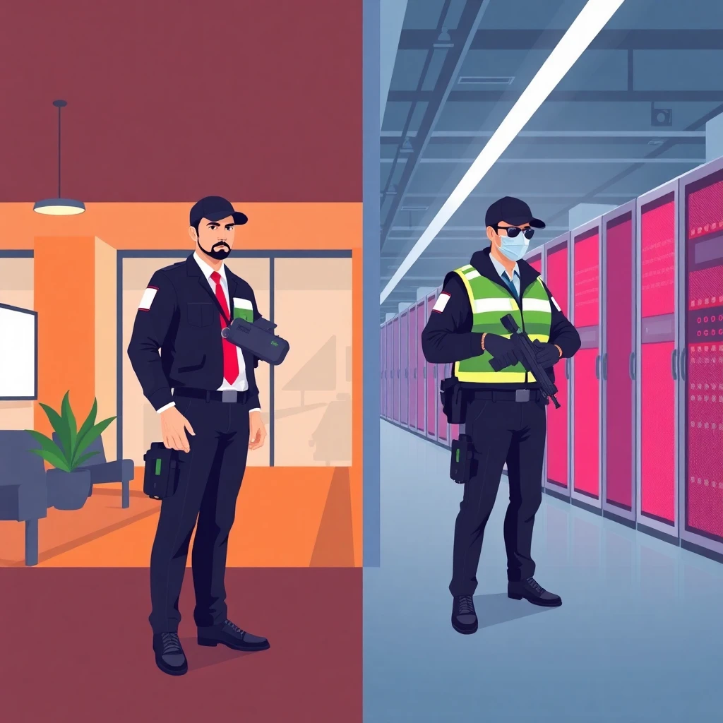 Security Roles Showdown: Data Centre vs. Corporate
