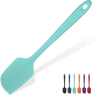 U-Taste Silicone Large Spatula, 600ºF High Temp Scraper, 11.38in, Aqua Sky
