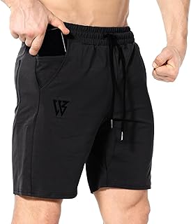 Mens Gym Running Shorts Workout Athletic Fitness Short