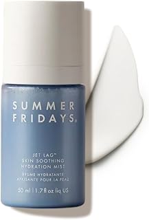 Summer Fridays Jet Lag Skin Soothing Hydration Face Mist - Ultra-Fine Facial Spray & Hydrating Mist to Comfort, Soothe & Help Provide Protective Moisture Barrier Support for Glowing Skin (1.7 Fl Oz)