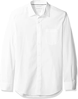 Men's Slim-Fit Long-Sleeve Poplin Shirt