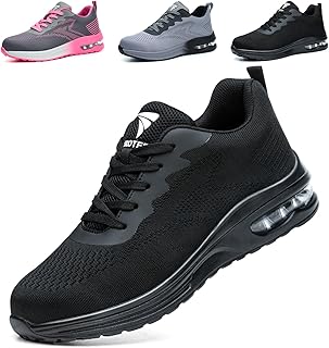 Chaussures de Sécurité Hommes Femmes Baskets de Secruite Légère Chaussure de Travail Confortable Respirantes Chaussure de Chantier Antidérapantes