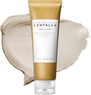 SKIN1004 Madagascar Centella Ampoule Foam, Korean Face Cleanser & Makeup Remover with Centella Asiatica, Facial Foam Cleanser, Cleansing Foam for Skin Cleanliness & Softness, Korean Skincare, 125ml