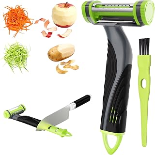 3-in-1 professioneller Schäler mit rotierendem Klingenkopf