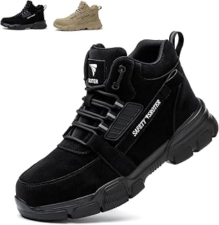 Steel Toe Cap Boots Men Women Work Boots Waterproof Safety Trainers Lightweight Safety Shoes Non-Slip