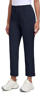 Pantalon de Golf pour Femme Travail Business Bureau Étirer Pantalons avec Poche