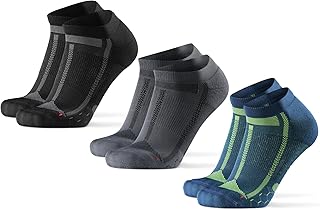 DANISH ENDURANCE Short Running Socks, Anti-Blister, 3 Pack