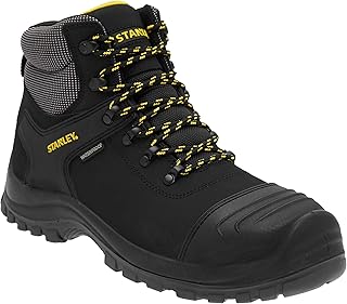 Branxton Men's Leather, Steel Toe, Steel Midsole Plate, Waterproof, Safety Work Boot