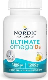 Ultimate Omega-D3 Fish Oil 1280mg - 60 Softgels