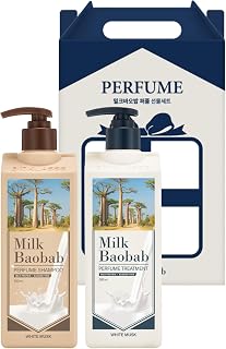 Milk Baobab Perfume Shampoo and Conditioner Set White Musk 500 mL Each
