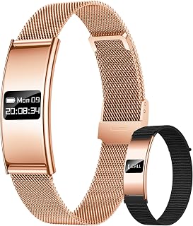 Women's Fitness Tracker: Smart Watch Bracelet with Call Reminder Health Monitor Heart Rate HRV SpO2 Women's Function 5ATM Waterproof Sport Watch for Android iOS