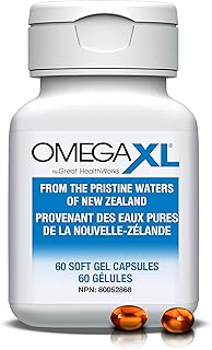Joint Support Supplement - Natural Muscle Support, Green Lipped Mussel Oil, Soft Gel Pills, Drug-Free, 60 Count