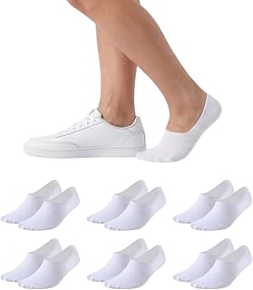 6 Pairs Pinkies Invisible Summer Socks for Men and Women