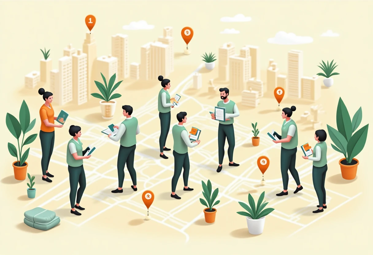 مسارات اللوجستيات في المدن