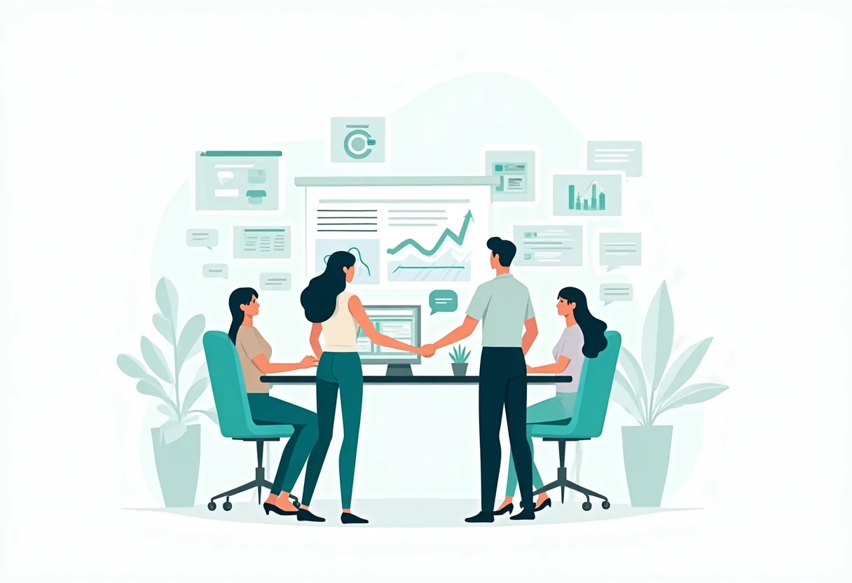 Office collaboration for customer service roles