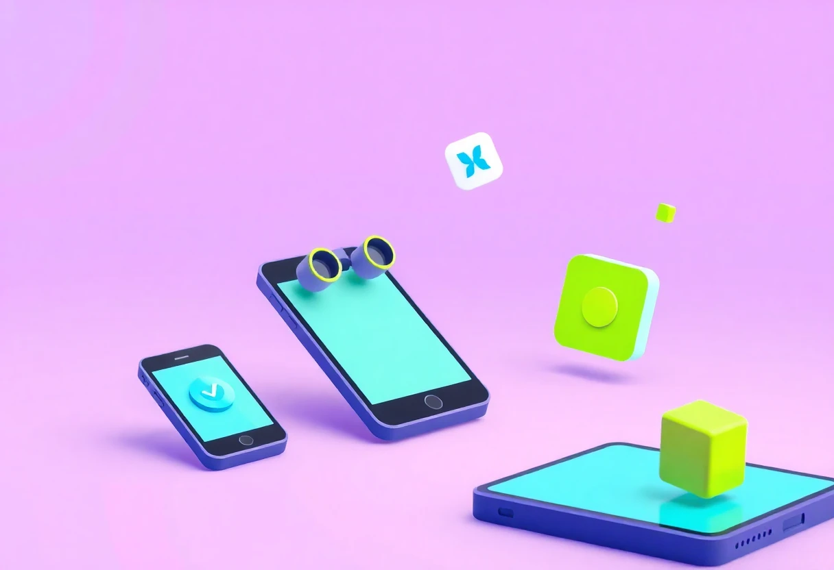 Scout discovering app icons