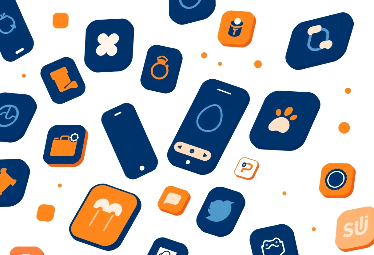 Színes, absztrakt app ikonok