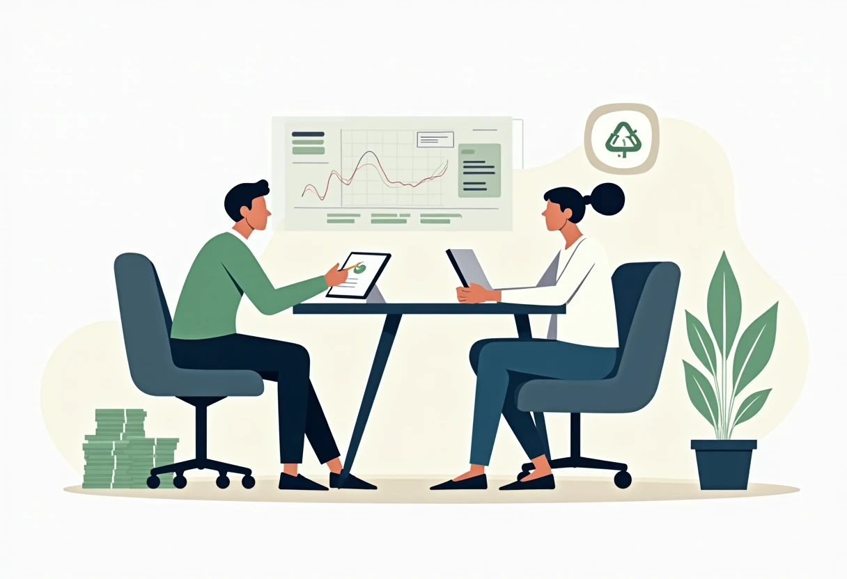 Discussing loan options