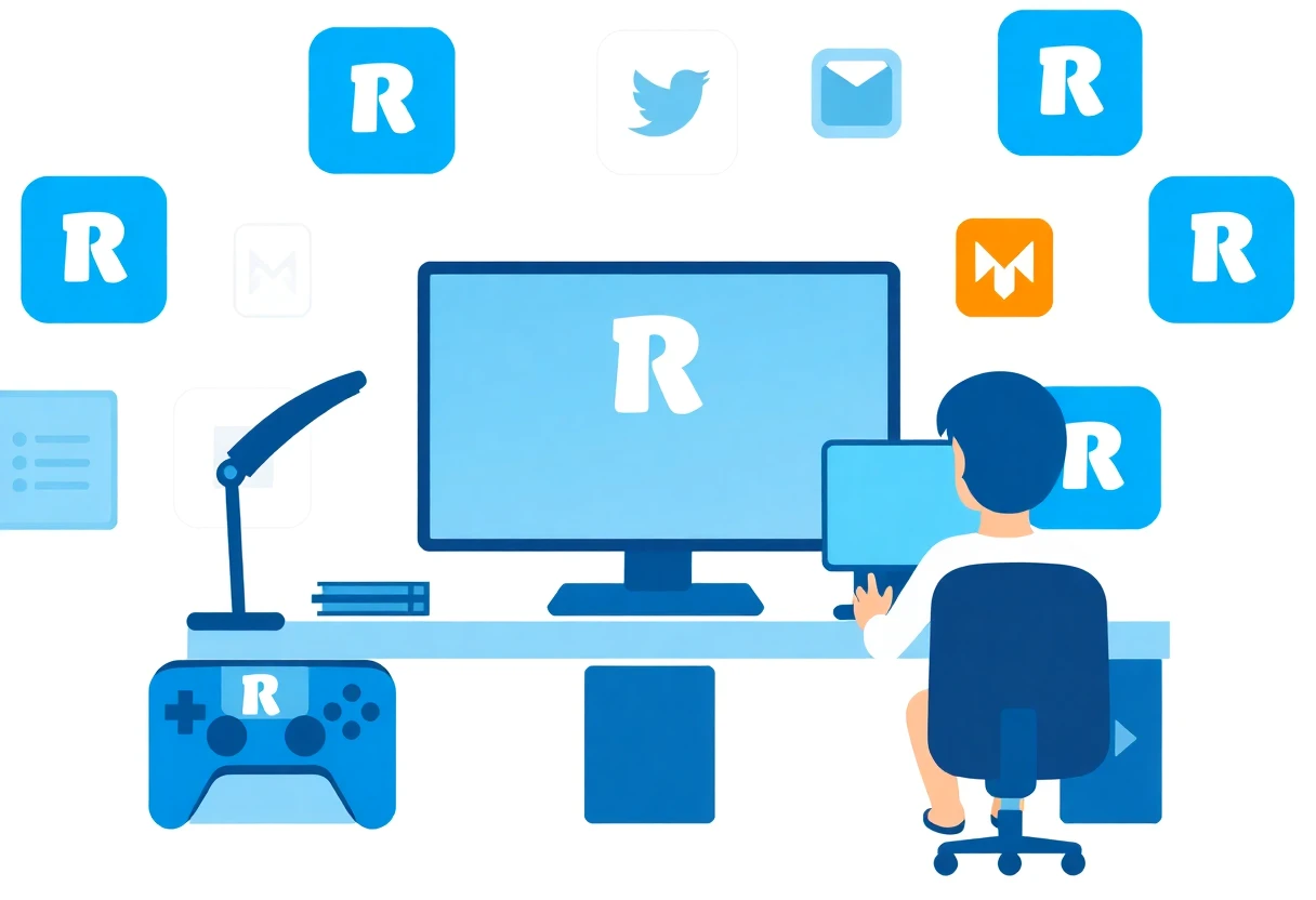 Ilustrație de aplicații Roblox