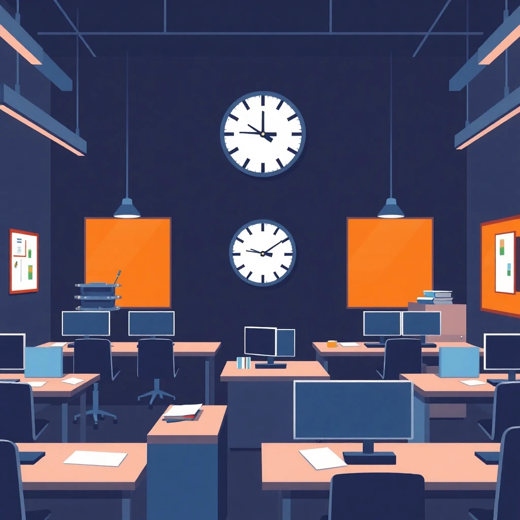 Structured office setting