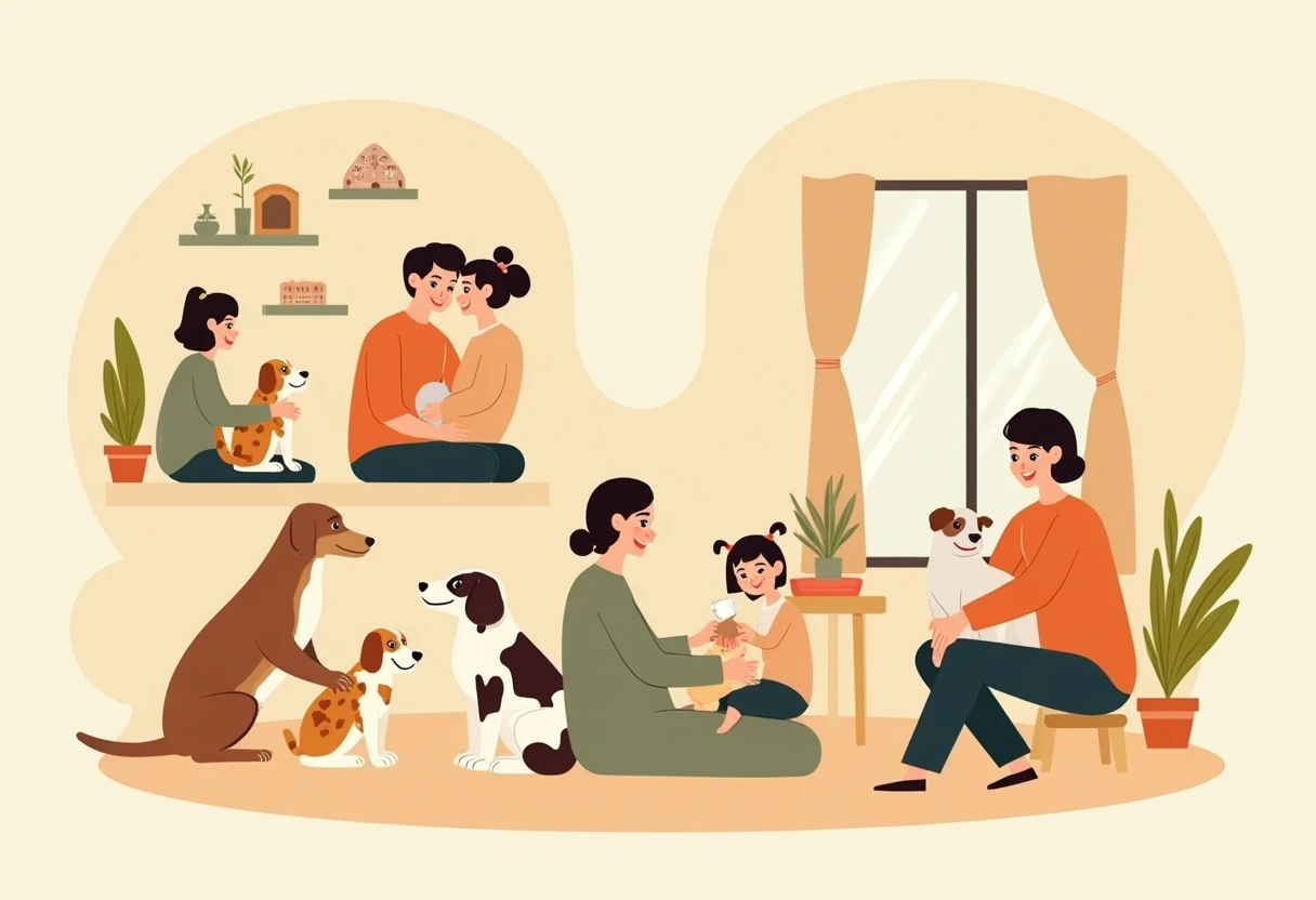 Adoption d'un animal de compagnie dans un refuge