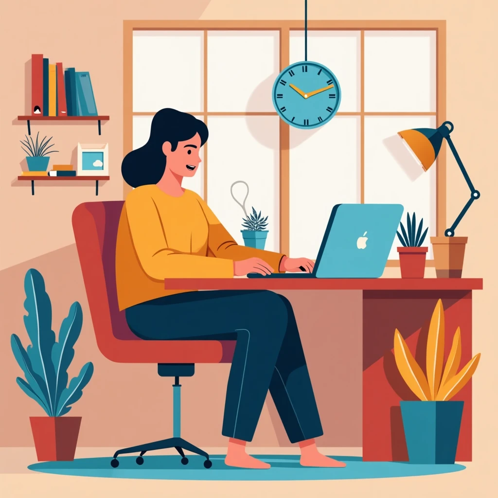 Remote work setup