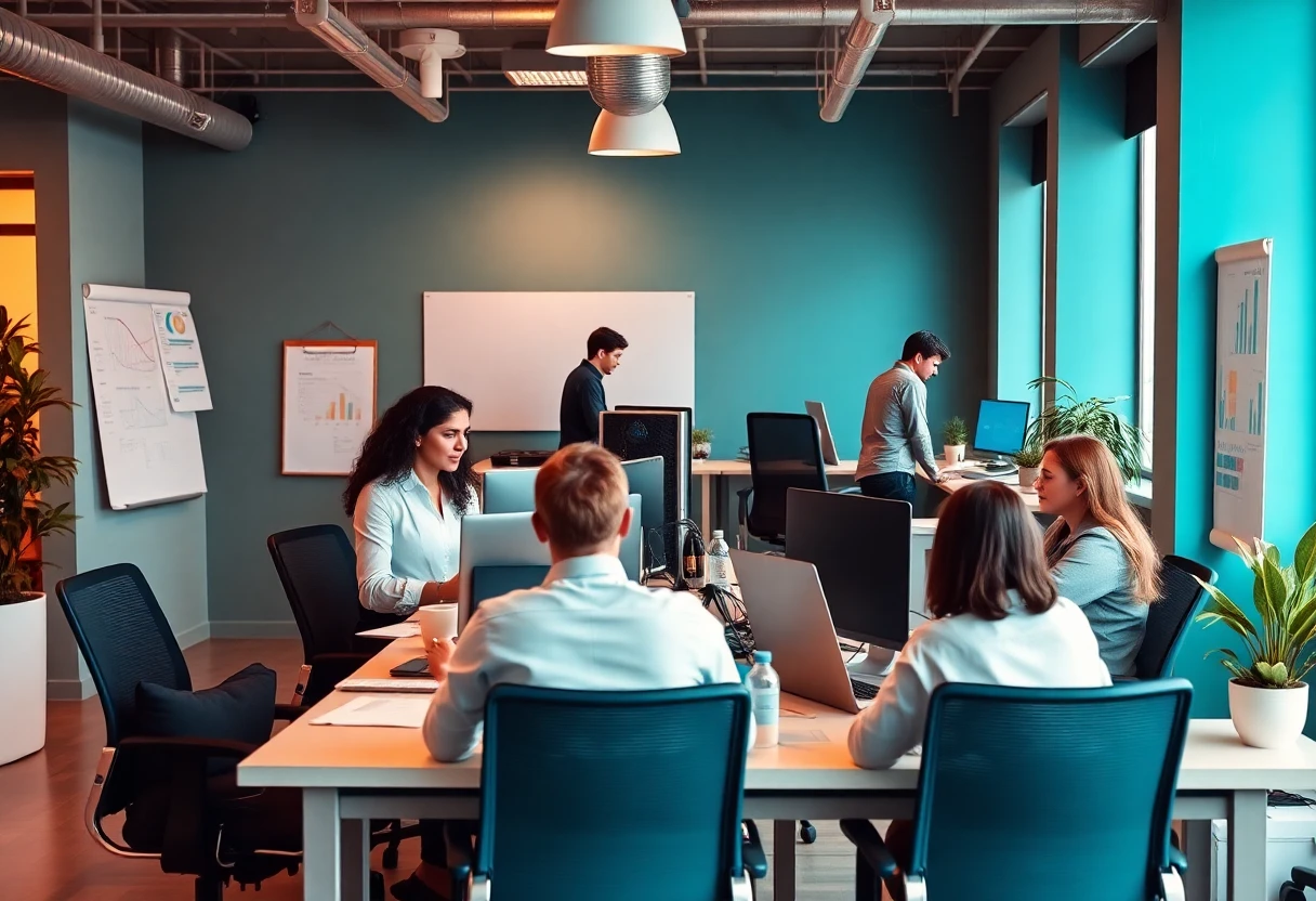 Ambiente de trabalho colaborativo
