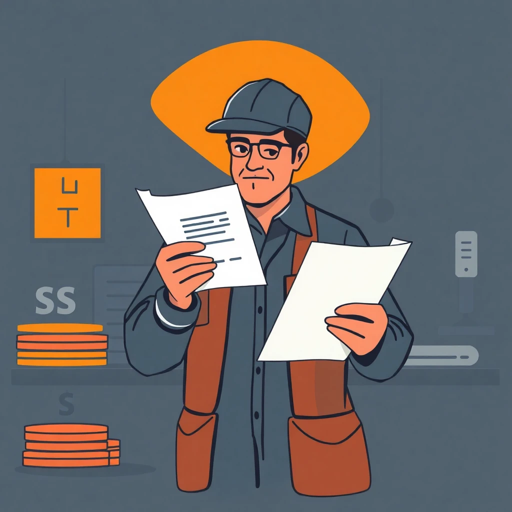 Un professionnel évaluant des perspectives financières