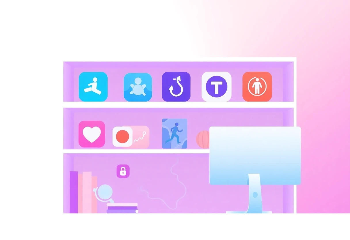 Curated fitness apps collection