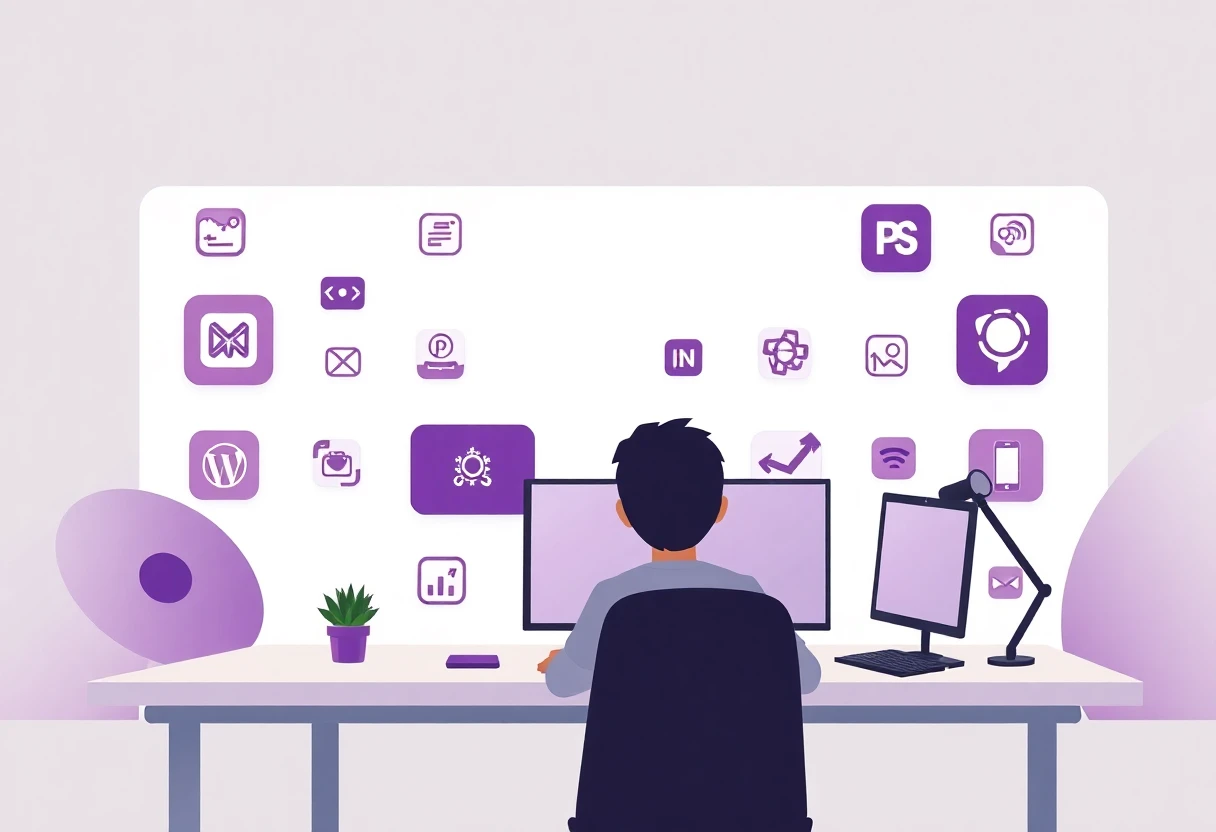 Illustration of premium app icons