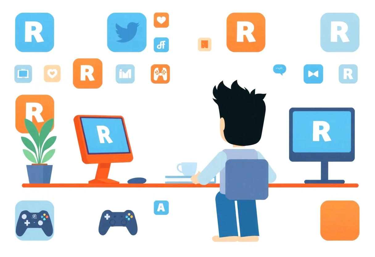 Ilustrație aplicații companion Roblox