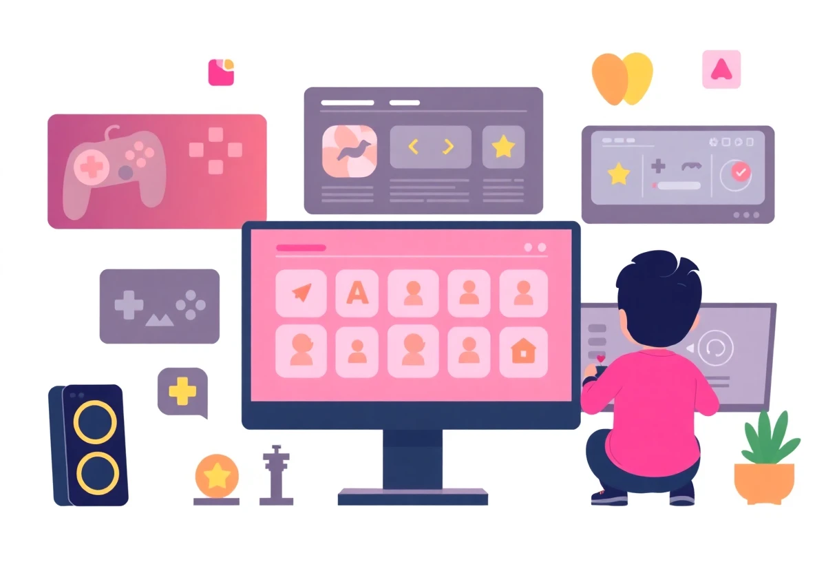 Ilustrasi aplikasi premium