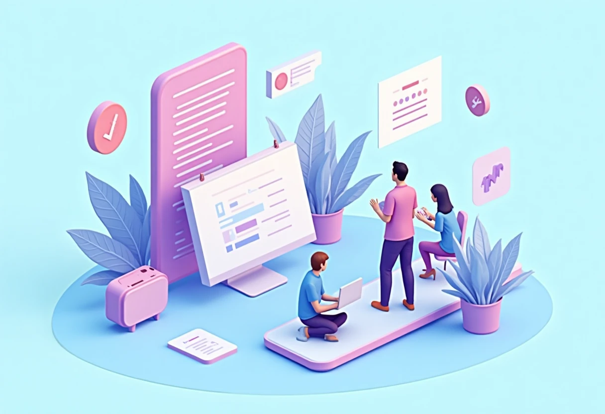 Ilustrasi aplikasi kreatif