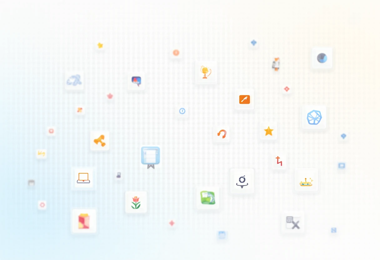 Illustrazione di app educative