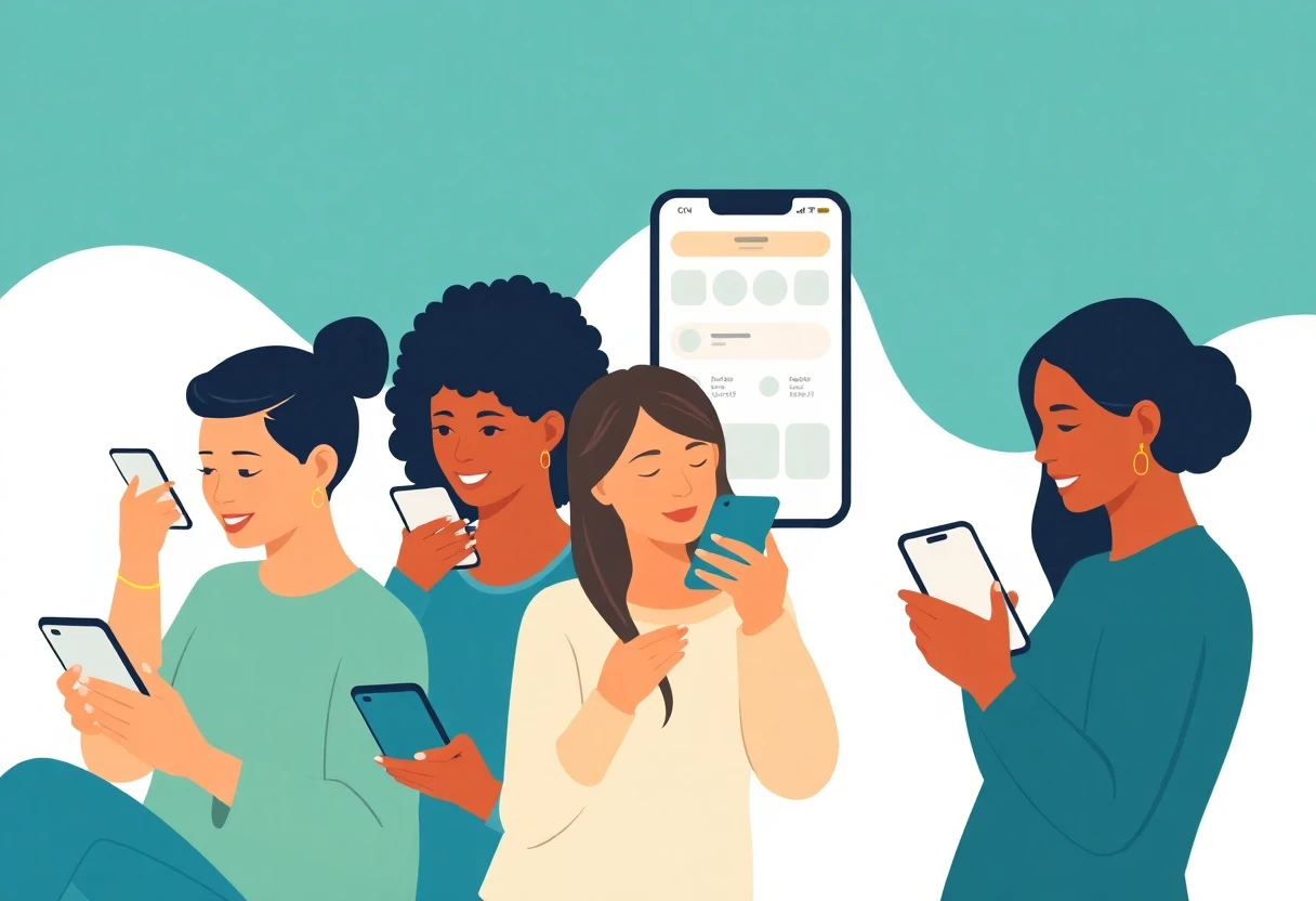 Personnes utilisant des applications financières