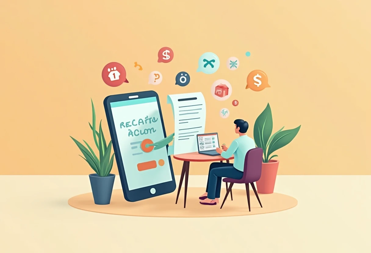 Conceito de cashback em apps de compras