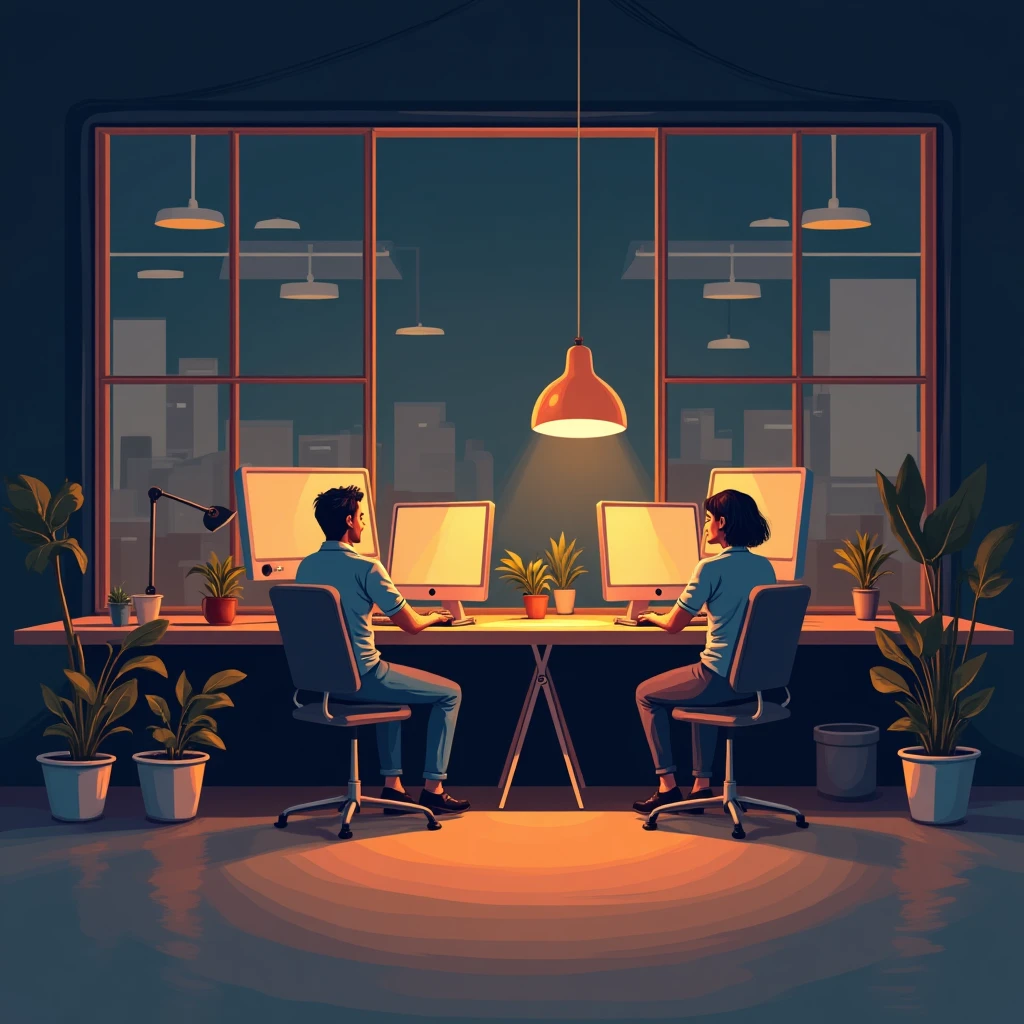 Ambiente de trabalho moderno