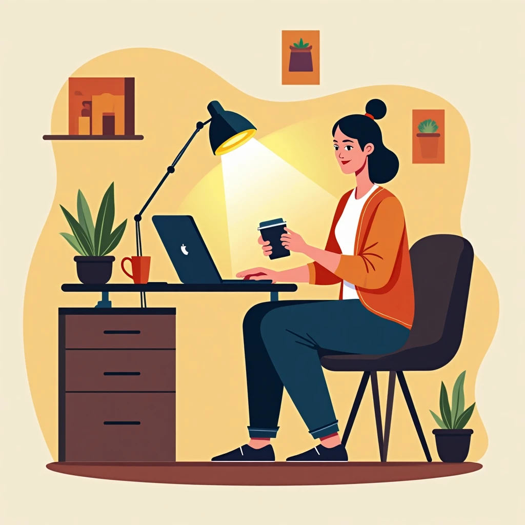 Trabalho remoto em casa