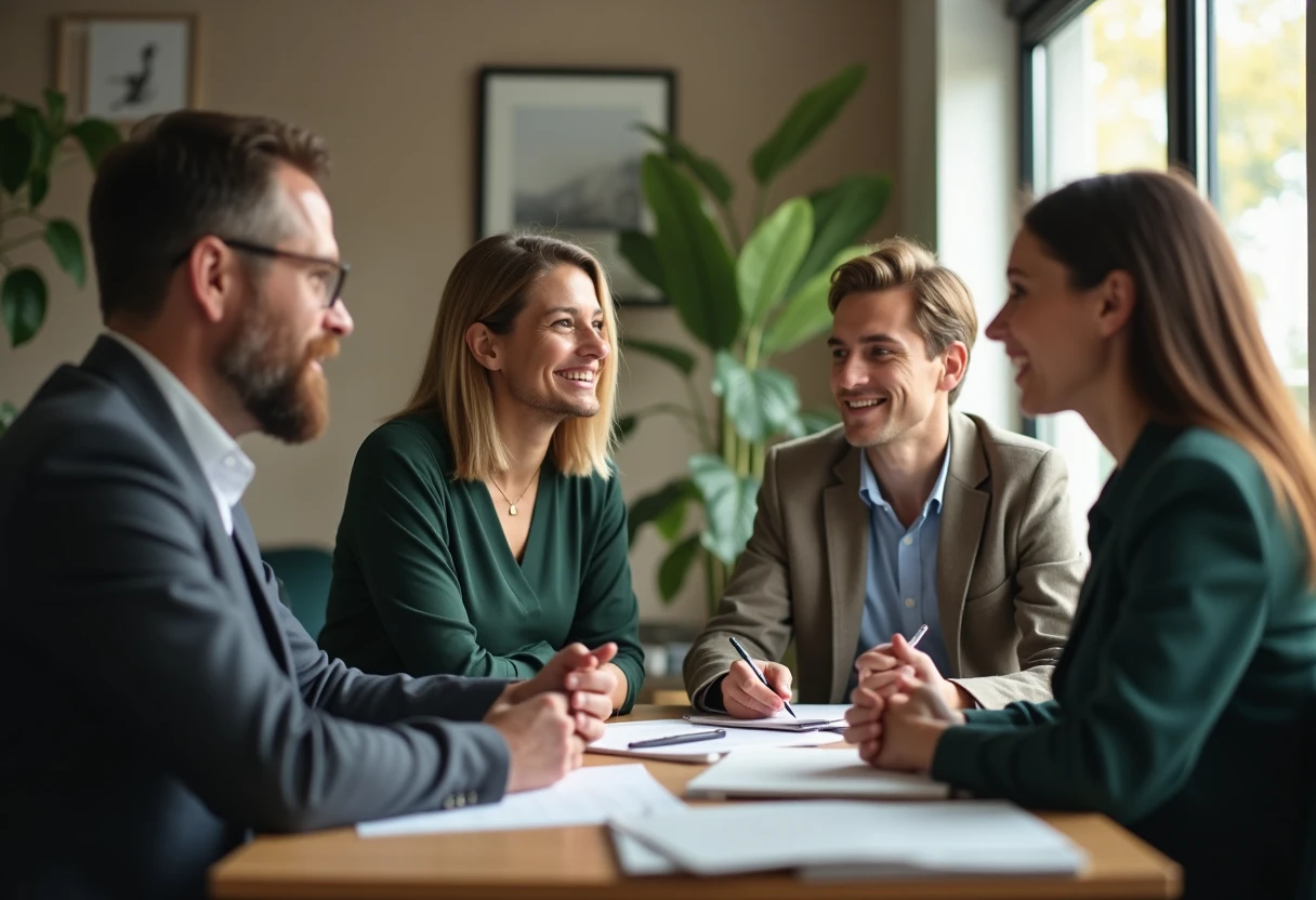 Discussing loan options