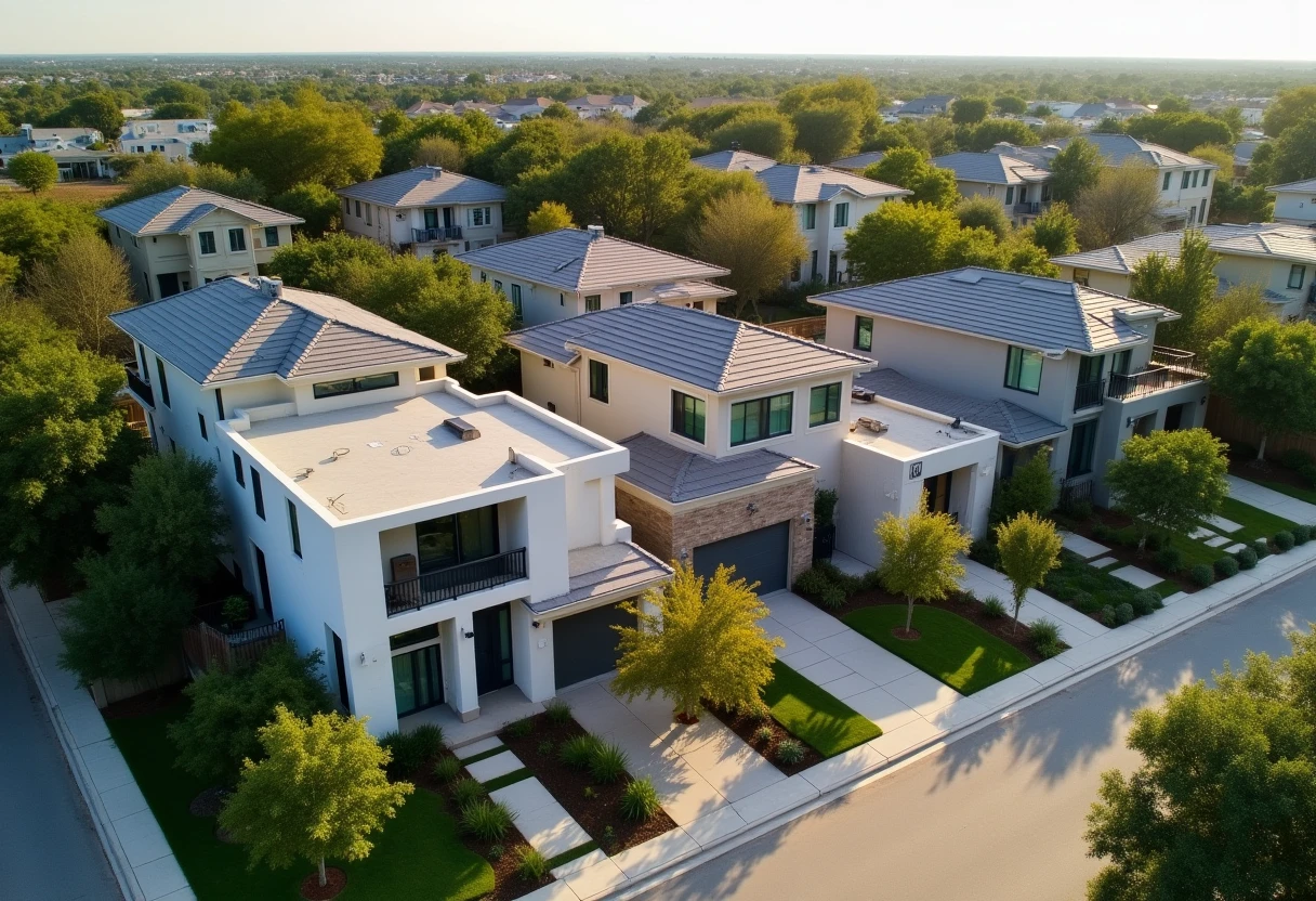 Austin neighborhood landscape