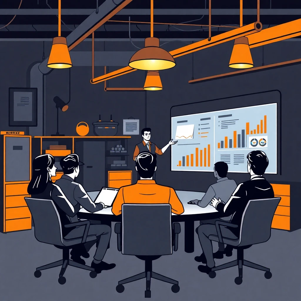 Sales management meeting