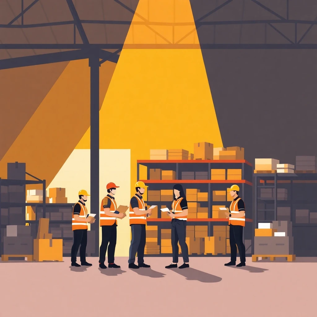 Efficient warehouse team