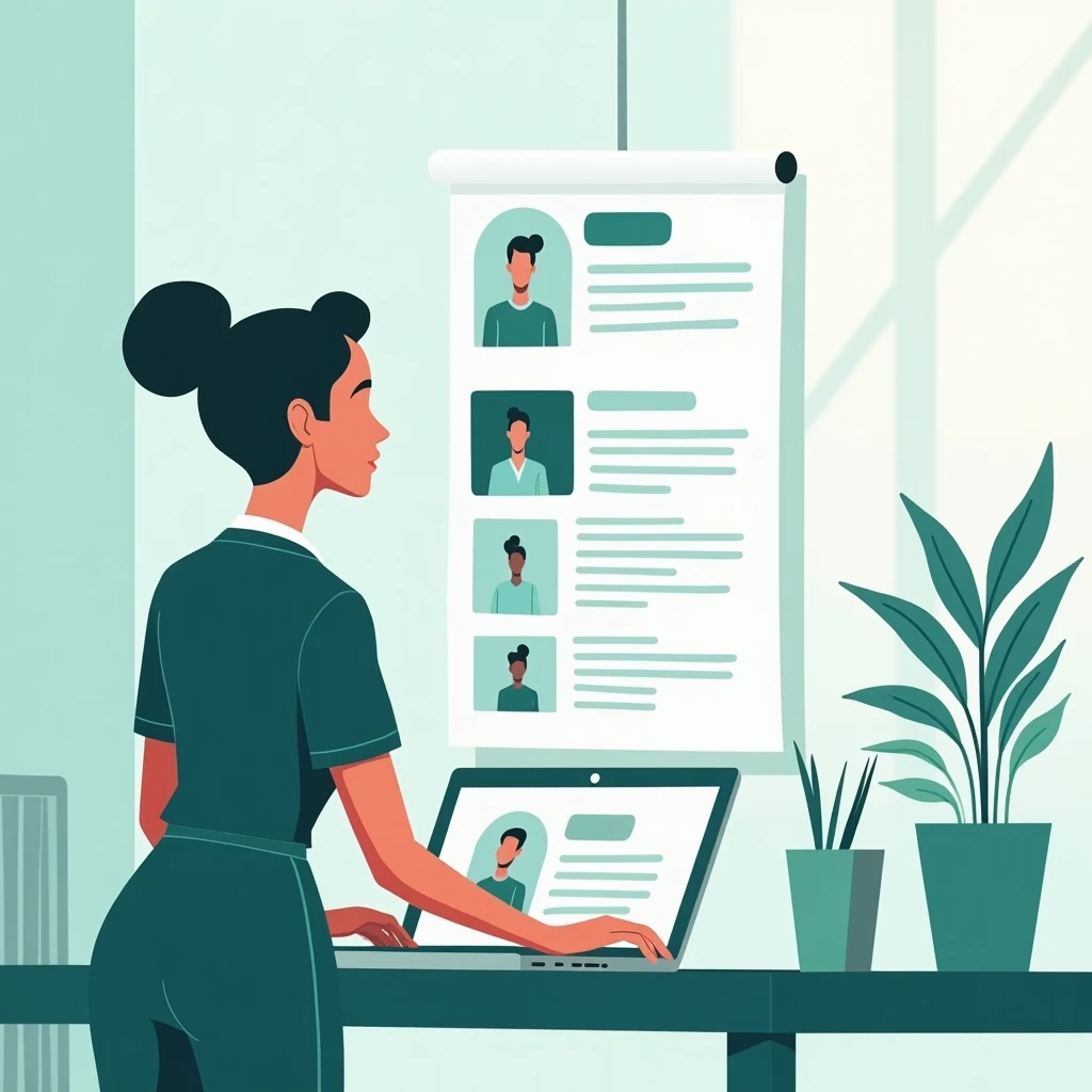 Vergleich von Bürojob-Optionen