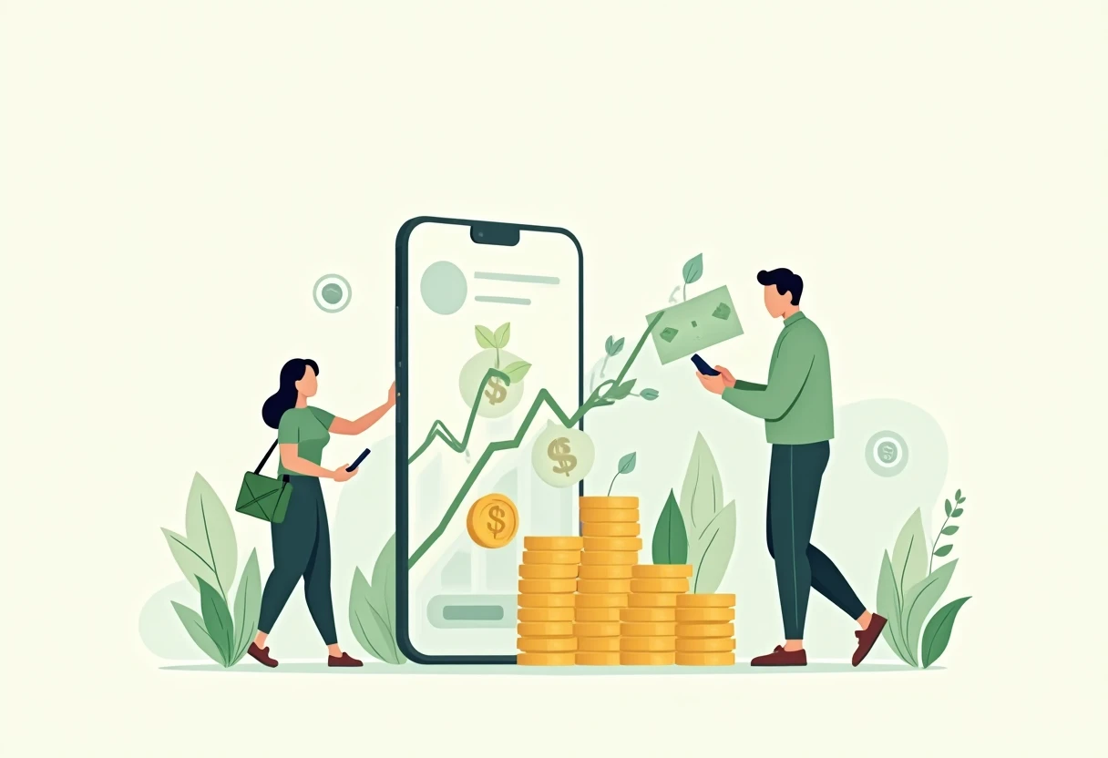 Applying for a loan through a mobile app