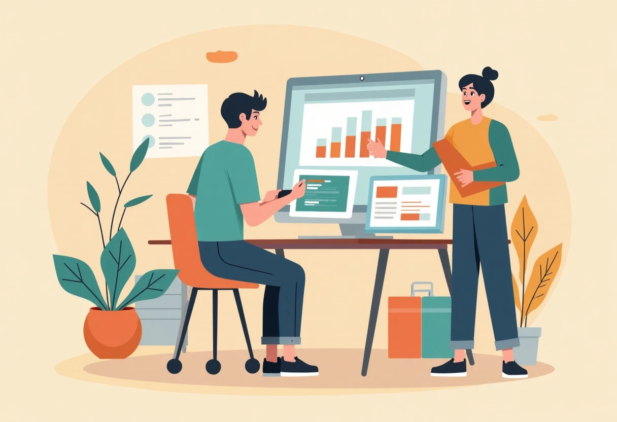 Illustration av premiumbudgetverktyg