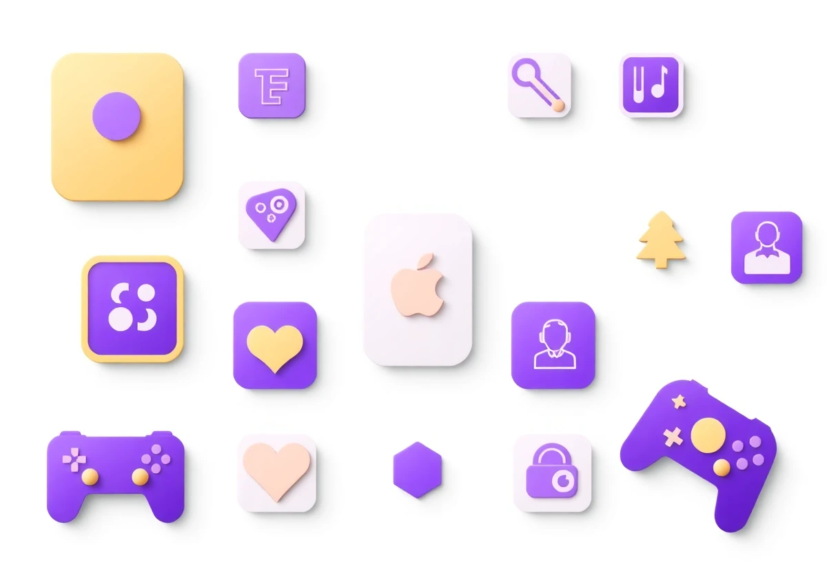 Illustration av premium appar