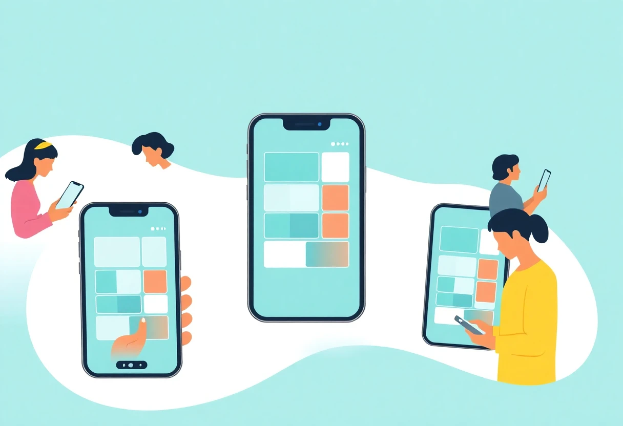 Premiumappar på en smartphone