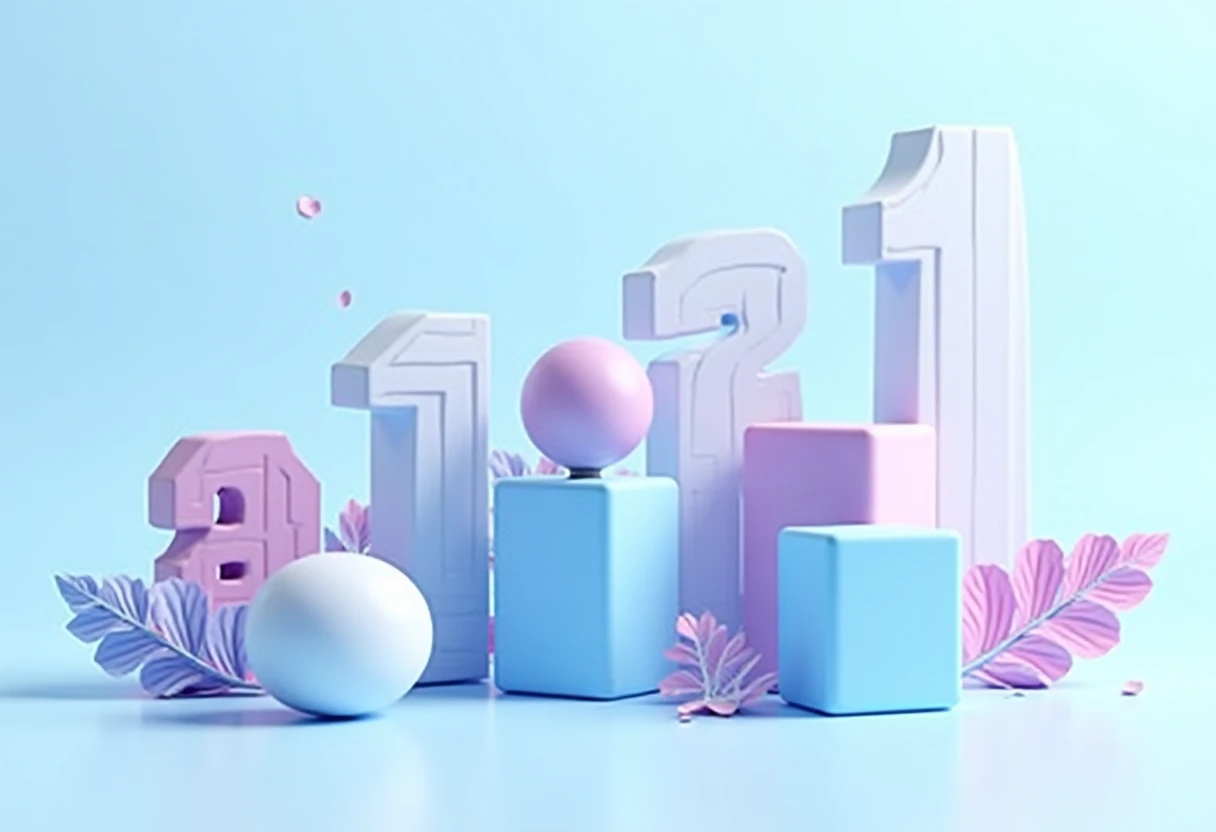 Strategic thinking abstract shapes